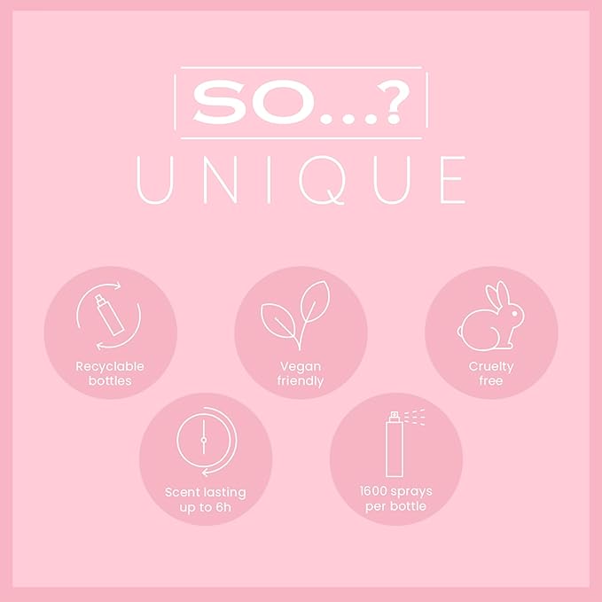 Unique Body Mist - Rose Berry by So…? for Women - 5.1 oz Body Mist - Pack of 3