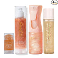 Kopari Summer Shield SPF Vault - Includes Rose Gold Sun Shield Body Glow SPF 45, Rose Gold Sunglaze Sheer Body Mist SPF 42, Sunglaze Sheer Setting Mist SPF 50, Sun Shield On-The-Glow Sheer Stick SPF 4