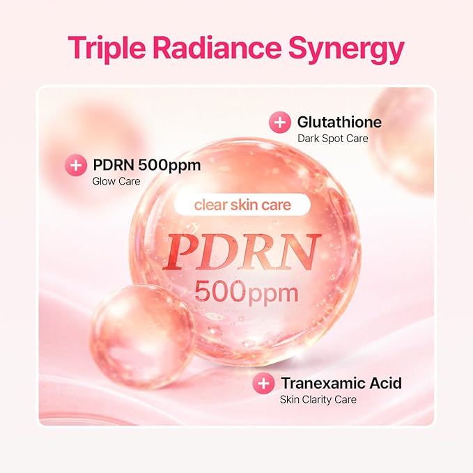 MAKE P:REM PDRN Tone-Up Sun Serum SPF 50, Korean Sunscreen, Lightweight Tinted Facial Sunscreen with Rosy Beige Tone-Up Effect, Radiant Glow Finish, Makeup-Friendly Daily Sunscreen, 1.69 fl oz (50ml)