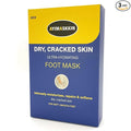 Foot Masks for Dry Cracked Feet, Lavender Moisturizing Socks - Intensive Hydrating Foot Care & Cracked Heel Treatment, 3 Pairs