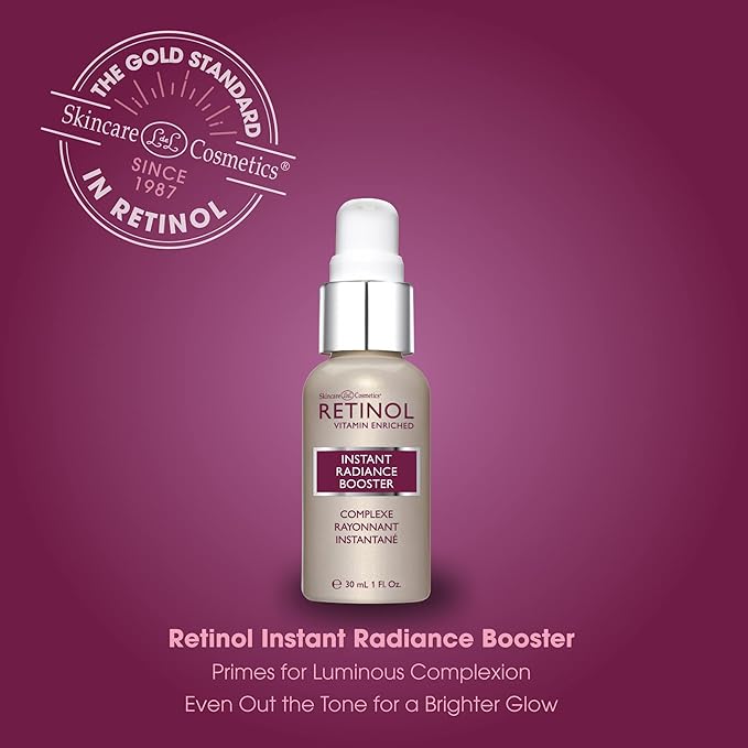 LIVAURA Retinol Instant Radiance Booster – The Original Retinol Glow Primer – A Burst of Anti-Aging Hydration Adds Luminosity & Skin-Smoothing Benefits of Vitamin A – Peptides Improve Firmness & Tone
