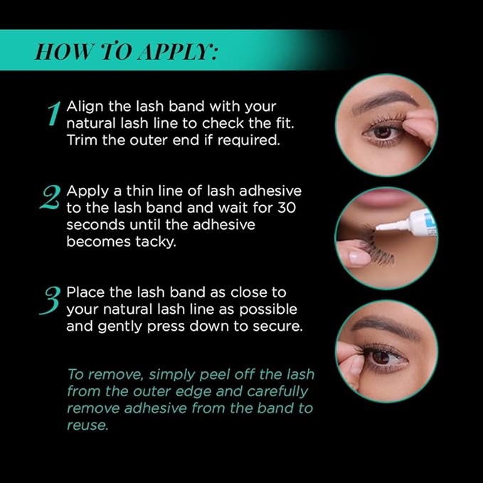 Ardell Natural False Eyelashes 109 - Black, Reusable Strip Lashes Lash Enhancement for Everyday Wear, 4 Pack