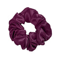 MTSNOO 100% Pure 22 Momme Mulberry Silk Scrunchies Set - Elastic Band for Curly Hair, 1 Pack of Hair Ties and Ropes for Women and Girls