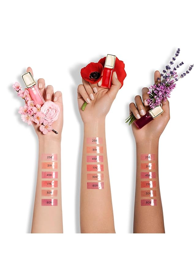 Kiss Kiss Bee Glow Oil - 775 Poppy Glow by Guerlain for Women - 0.3 oz Lip Oil