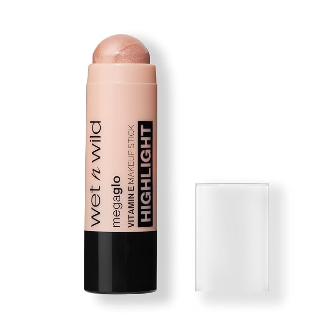 wet n wild MegaGlo Makeup Stick, Buildable Color, Versatile Use, Cruelty-Free & Vegan - Glitzed Spell