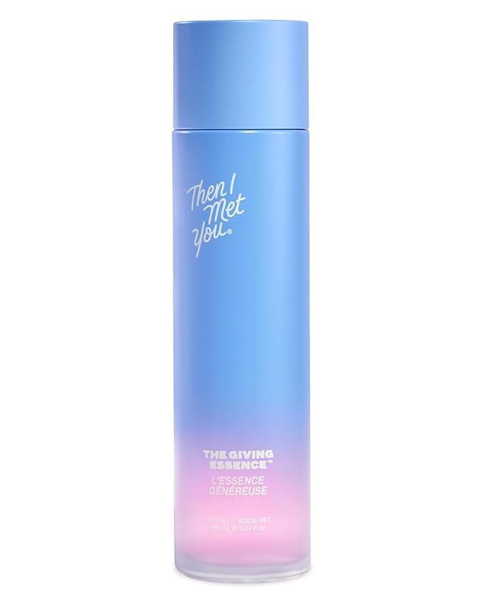 Then I Met You The Giving Essence, Vegan, Cruelty-Free Korean Skincare with 5% Niacinamide, Fermented Galactomyces, Red Algae & Berries for Brightening & Hydration, Suitable for All Skin Types, 5.07oz