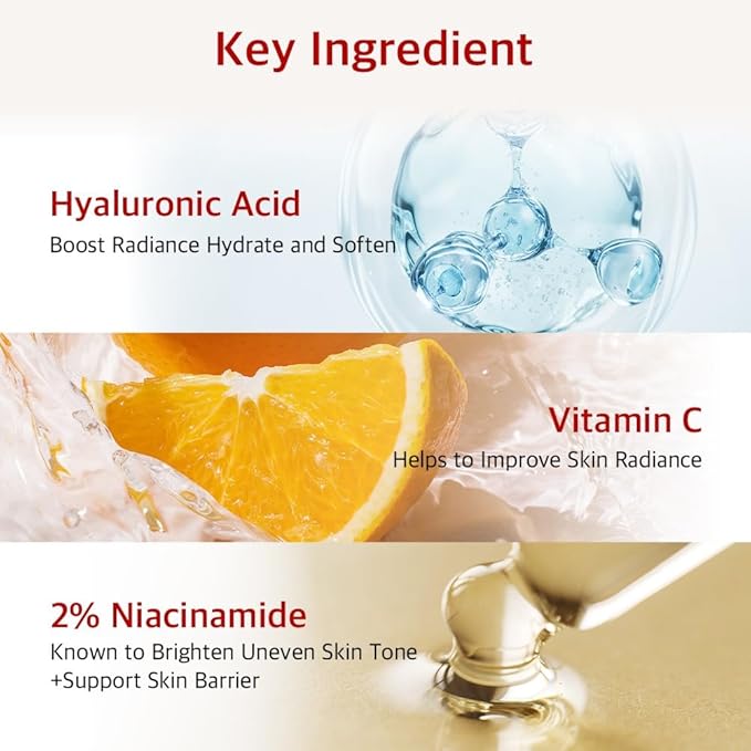 Vitamin Body Lotion, Soft Vanilla Lavender Scent, Korean Body Lotion, 24-Hour Moisture Skin Care, Niacinamide, Vitamin C, Vegan, for Women & Men 10.14 Fl Oz