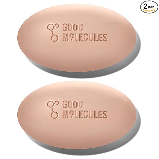 Good Molecules Clarify and Cleanse Bar Pack 2 – 89 g / 3.15 oz Each | Soap Free Face & Body Cleansing Bar with Salicylic Acid (BHA)