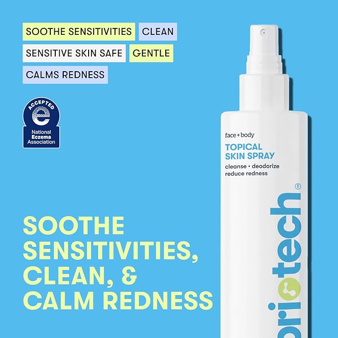 BRIOTECH Topical Skin Spray, Hypochlorous Acid for Sensitive Skin, HOCl Facial Mist, Full Body Support Against Irritation, Calm Redness, Soothe Foot & Scalp, 1 Gallon Refill (1 Pack)