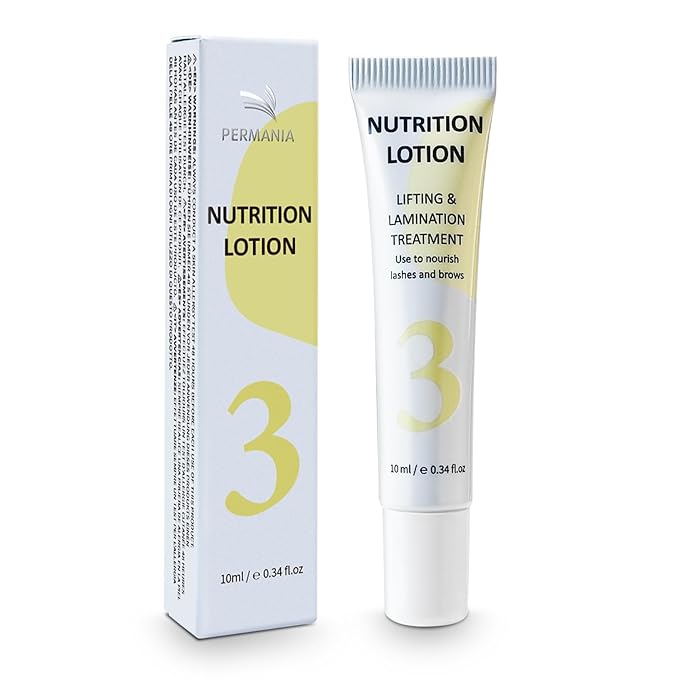 PERMANIA Nutrition Lotion, 10 ml Tube Design Salon Grade for Lash Lift and Brow Lamination Beauty Treatments (only nutrition lotion)