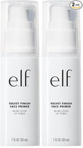 e.l.f. Mineral Infused Face Primer, Primer For A Smooth Foundation Base, Fills In Fine Lines & Refines Complexion, Vegan & Cruelty-free, Large (Pack of 2)