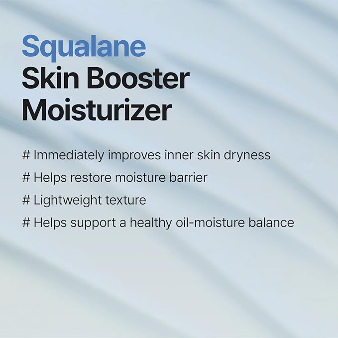 MEDITHERAPY Squalane Skin Booster Moisturizer – 8% Squalane + Panthenol + Hyaluronic Acid | Hydrating Moisturizer Face Cream for Dry Sensitive Skin | Lightweight Non-Greasy Barrier-Support 5.07 fl oz