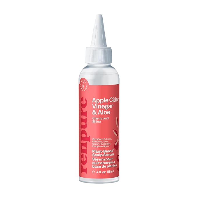 Renpure, Scalp Serum Apple Cider Vinegar Clarify Shine, 4 Fl Oz
