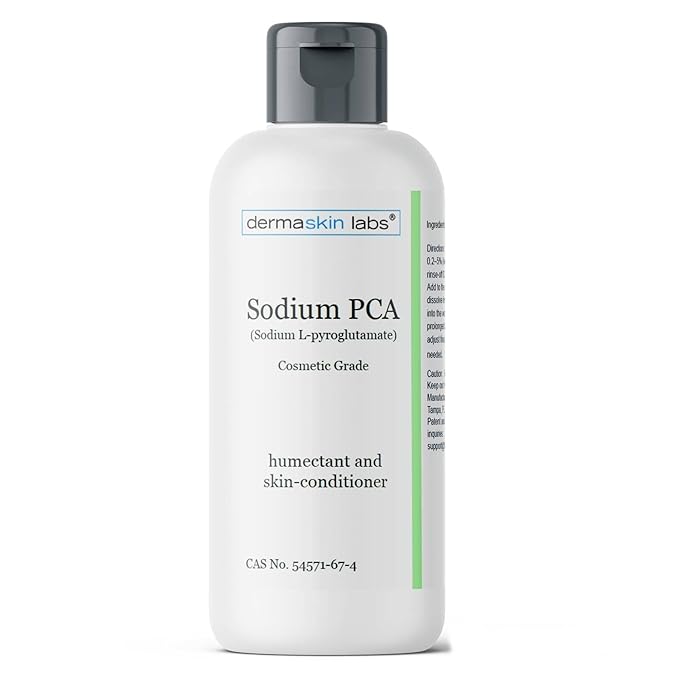 Sodium PCA Cosmetic Grade for Skin Care Formulating, Natural Moisturizing Factor (NMF) Humectant, Boosts Hydration & Barrier Feel, For Serums, Creams, Lotions, Toners, Masks & Hair Care