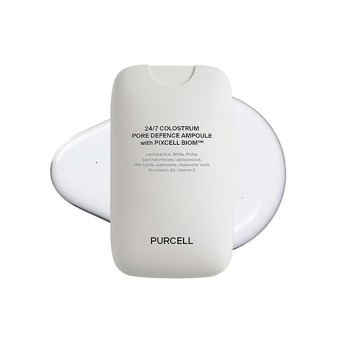 PURCELL 24/7 Colostrum Facial Serum Spray(White) - Ampoule Mist for Glass skin with Long Hydration, Poreless Smooth Skin, Before & After Makeup, Hyaluronic Acid, For All Skin types, 1.85 fl oz