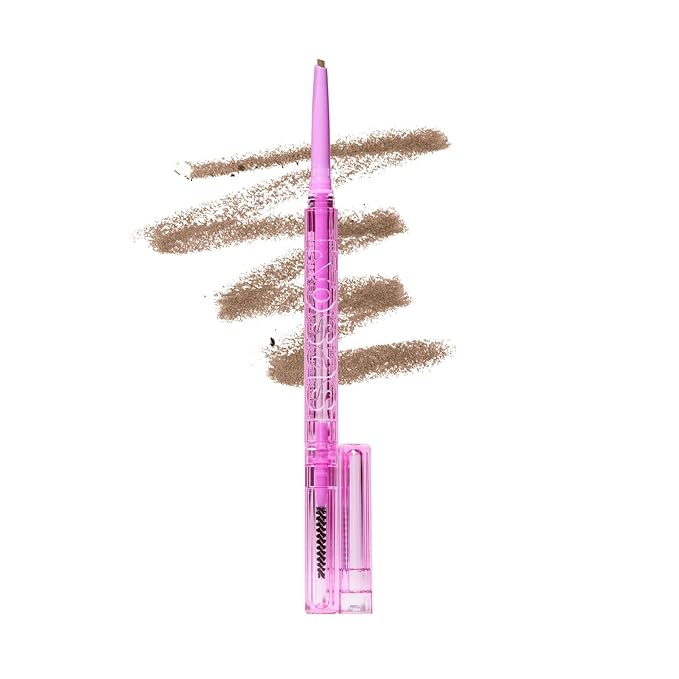 Kosas Brow Pop Eyebrow Pencil – Brow Pencil with Spoolie, Soft Brown
