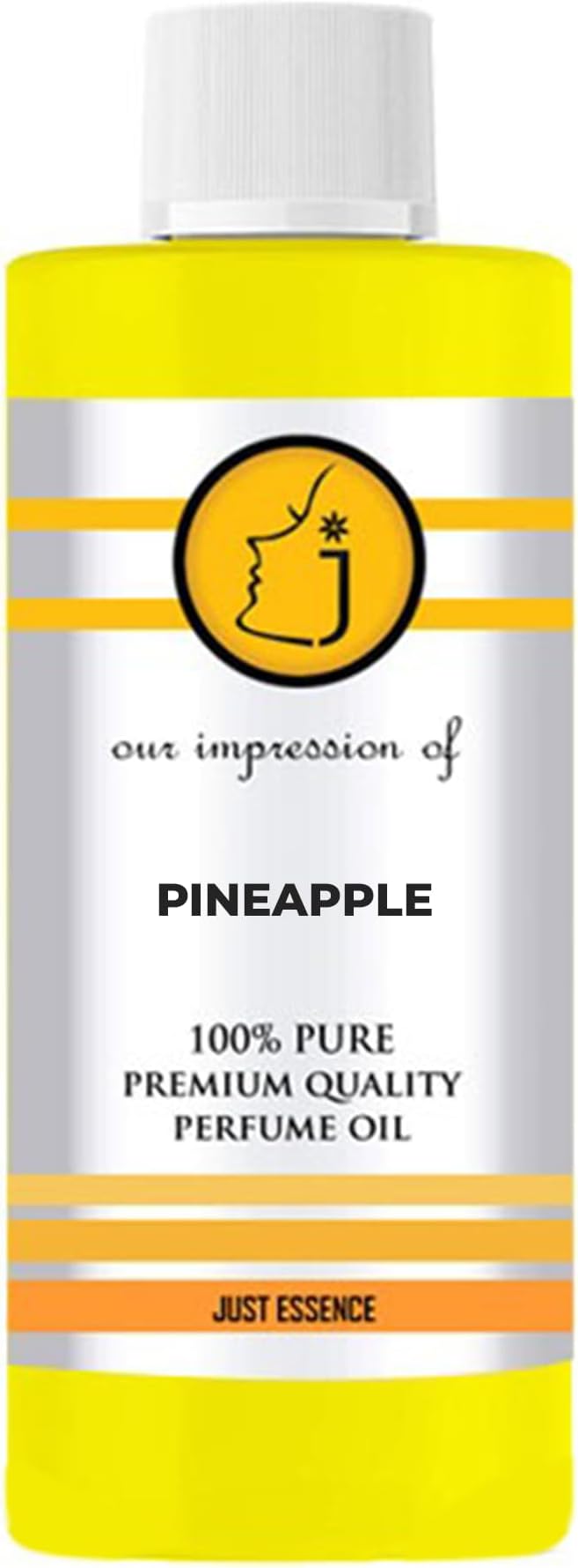 Just Essence Pineapple Fregrance Perfume Oil for Perfume Making, Personal Body Oil, Soap, Lotion, Candle Making & Incense | Premium Quality Undiluted & Alcohol Free | 16 Fl Oz