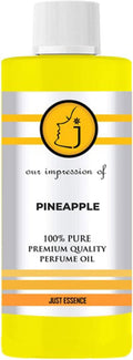 Just Essence Pineapple Fregrance Perfume Oil for Perfume Making, Personal Body Oil, Soap, Lotion, Candle Making & Incense | Premium Quality Undiluted & Alcohol Free | 2 Fl Oz