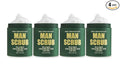 Body Prescriptions Men’s Exfoliating Body Scrub – Ultimate Skin Cleansing Wash in Jar with Twist-Top Lid, For All Skin Types, 21 Ounce (Pack of 4), Aloe Vera