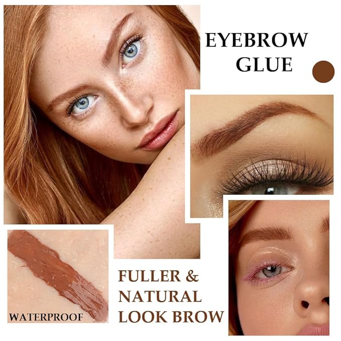 Kaely Thickening Brow Mascara, Tinted Eyebrow Gel Waterproof, Eyebrow Color Makeup, Vegan, Cruelty Free, maquillaje gel para cejas a prueba de agua, 04 Rich Auburn