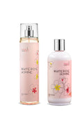 Home Spa Gift 10oz Deep Moisturizing Fragrance Body Lotion & 8 oz. Fine Fragrance Body Mist Set Luxury Self-Care Combo for Women & Girls (White Rose Jasmine) – Mother's Day Gift for Mom