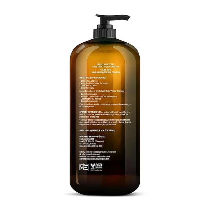 Majestic Pure Avocado Coconut Conditioner - Vitamin Enriched Gentle Hair Conditioner Formula Nourishes Dry & Damaged Hair - for Daily Use, Sulfate Free, for All Hair Types- 16 fl. oz.