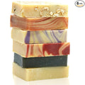 Goat Milk Soap Bar (Variety 6 Pack) - Natural Bar Soap for Men & Women - Handmade w/Real Milk - Dry Skin, Hands/Body - Premium, Gentle, No Dyes - (Large, 5oz)