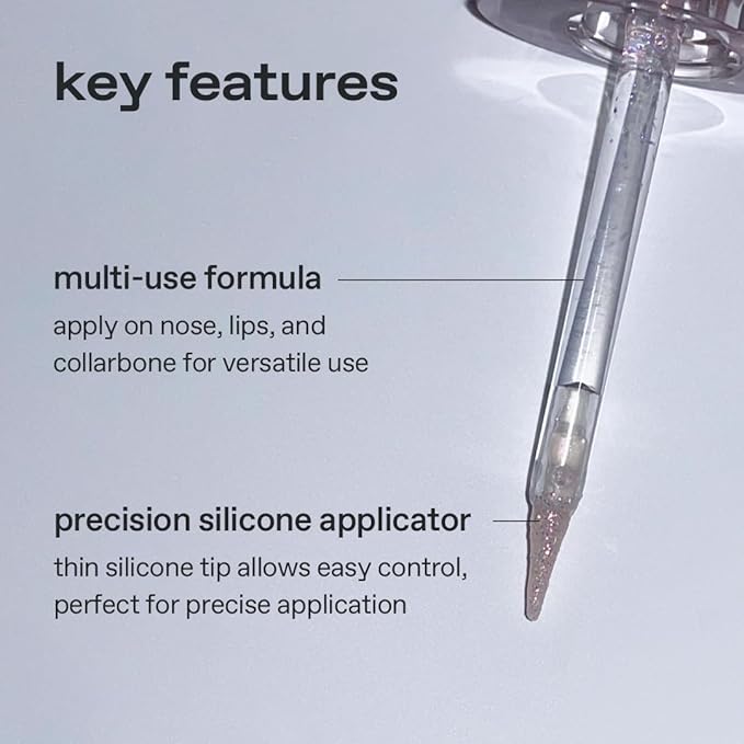 glow shattered glass glitter #1979 | metallic shimmer | long-lasting | multidimensional sparkle | smooth liquid formula | precision applicator | 0.1 oz
