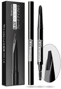 MAVENI Browcharm Microblading Eyebrow Pencil for Women,0.1mm Ultra-Fine Mechanical Pencil,Makeup Brow Definer Waterproof,Draws Tiny Brow Hairs and Fills in Sparse Areas and Gaps (01 Black)