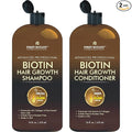 First Botany, Biotin Hair Growth Shampoo Conditioner Anti Hair Loss Thickening formula Collagen & Stem Cell For Hair Regrowth Anti Thinning Sulfate Free For Men Women Anti Dandruff Treatment 16 oz x2