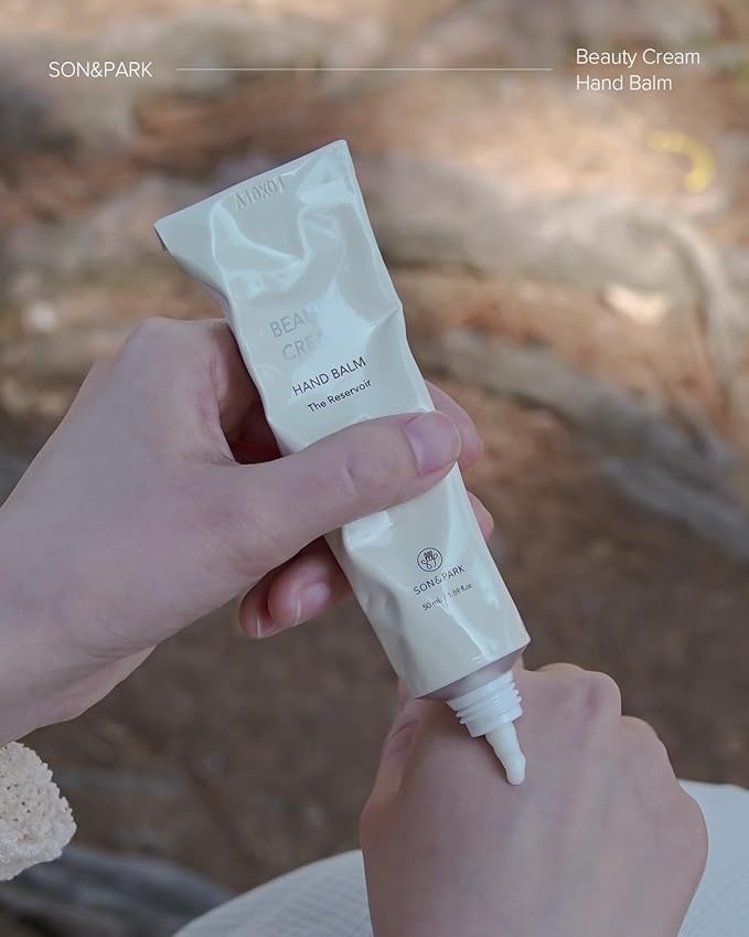 SON&PARK Beauty Water Vegan Hand Balm Cream, Instant Relief Moisturizing Hand Lotion, Shea Butter, Fragrance Hand Balm, On-the-Go Hydration & Protection (50mL, 1.69fl.oz) (1.69fl.oz, Blossom Hill)
