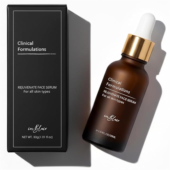 Rejuvenate Resurfacing Face Serum - Skin Care Serum for Face Wrinkles, Fine Lines, Dark Spots - Multi-Weight Hyaluronic Acid Formula for All Skin Types - 1 fl.oz.