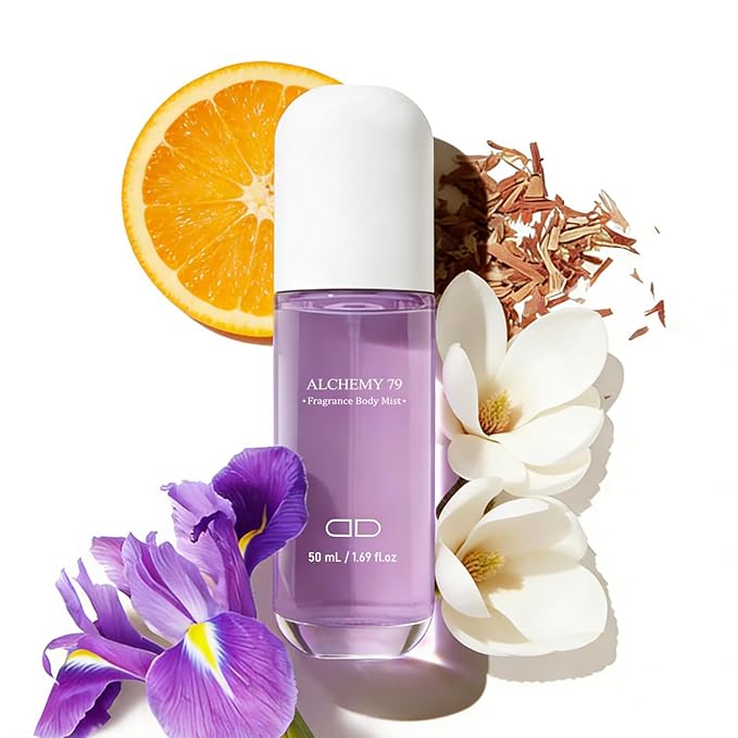 Roseye Hair & Body Perfume Mist – Sandalwood Fragrance – Refreshing Scent Travel Size 1.7 Fl Oz/50ml