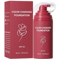 Korean Color Changing Foundation, Foundation For Mature Skin, Concealing Fine Lines And Wrinkles, Moisturizing And Hydrating, Automatically Adjusts Makeup Application (1pc)