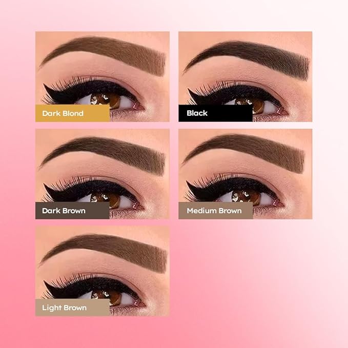 MENELA Eyebrow Henna Tint Kit - Dark Blonde - Up to 60 Applications, DIY & For Professional Use, 2.5g Henna + 15ml Fixer, Bamboo Extract, Easy At-Home Brows, Ammonia-Free, Vegan
