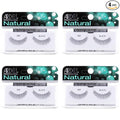 Ardell Natural False Eyelashes 109 - Black, Reusable Strip Lashes Lash Enhancement for Everyday Wear, 4 Pack