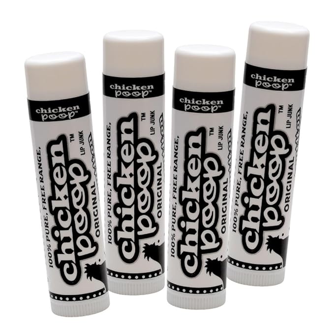 Chicken Poop® Original Lip Balm | Natural Moisturizing Lip Treatment with Beeswax & Essential Oils | Lavender Flavor | Funny Name, Serious Moisture | Petroleum‑Free, Paraben‑Free Lip Care (4)