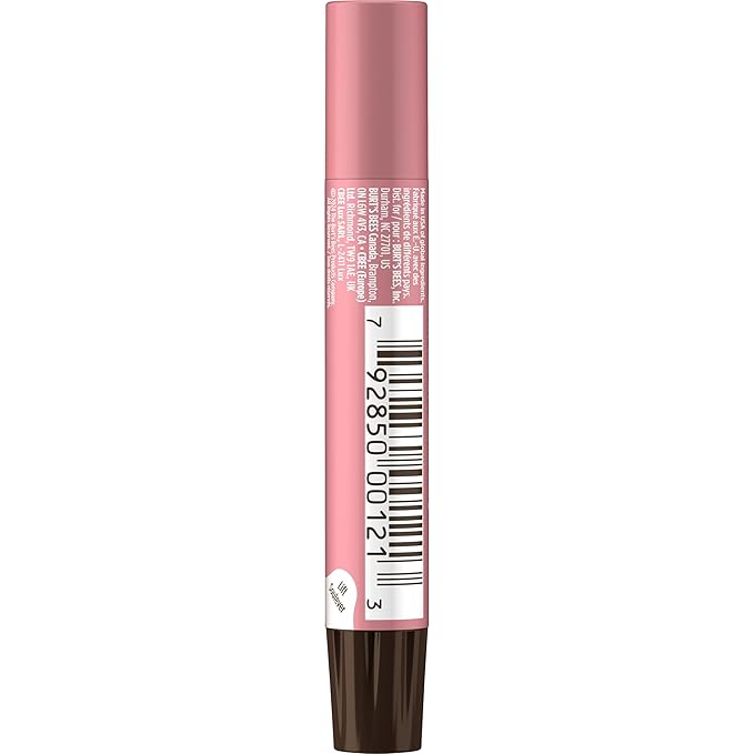 Burt's Bees Shimmer Lip Tint Set, Mothers Day Gifts, Tinted Lip Balm Stick, Moisturizing for All Day Hydration with Natural Origin Glowy Pigmented Finish & Buildable Color, Peony (4-Pack)