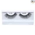 10 Pairs 100% Human Hair False Eyelashes Natural Black # 202