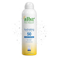 Alba Botanica Hydrating Sunscreen Spray, SPF 50 Broad Spectrum Protection, Instantly Moisturizing, Water Resistant (80 minutes), Hypoallergenic, Oxybenzone-Free, 5 Fl. Oz