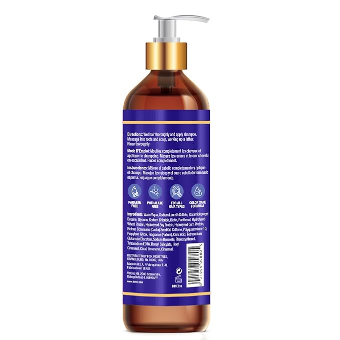 Difeel Pro-Growth Biotin Shampoo 33.8 oz. - Shampoo for Thinning Hair and Hair Loss with Biotin for Hair Growth