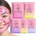 VogueNow Jelly Mask for Facials - 5 Flavors Hydrating & Brightening Jelly Face Masks | Bulgarian Rose, Lavender, Hyaluronic Acid, 24K Gold face mask skin care |Vajacial Jelly Mask