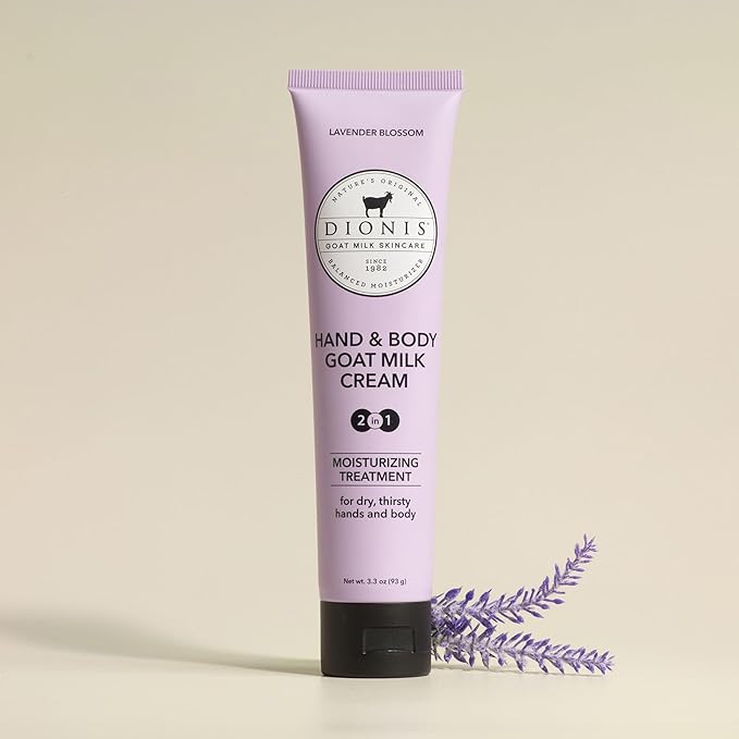 Dionis Goat Milk Hand & Body Cream Lavender Blossom 3.3oz (Pack of 1)