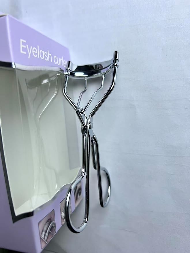 Eyelash Curler - Crimps & Curls Lashes for Perfect, Eye-Framing Fringe - Gentle & Safe (01#) Silver