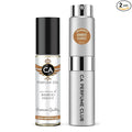 CA Perfume Duo Impression of Bamboo Essence For Women And Men Perfume Layering Set Long Lasting Travel Size EDP + Body Oil Roll-On Bottle 0.27 Fl Oz+0.33 Fl Oz