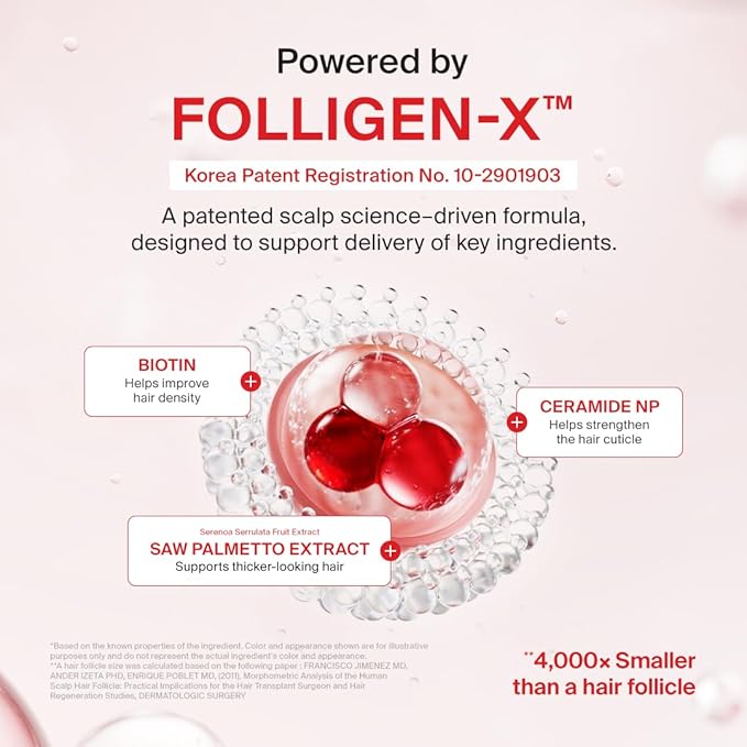 Dr.FORHAIR Folligen Thickening Scalp Sea Salt Exfoliator 8.81 oz | Korean Scalp Care | Exfoliating Scrub | Removes Build-Up & Oil | Helps Create Thicker, Fuller-Looking Hair