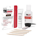 Godefroy Hair Color TK 4 Application and 1 oz Coloring Stain Remover Combo, Complete Coverage of Gray Hair Roots, Salon Quality Results - Dark Brown
