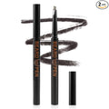 2pc Dual-Ended Beard Pencils: Spiral Brush & Wax for Precise Styling, Shaping - Natural Look for Beard, Mustache & Brows