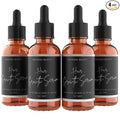 Rennora Hair Growth Serum with Organic Herbs and Natural Vitamins, Peppermint Oil, Stinging Nettle, and Rosemary Oil, No Chemicals, Formulated for Hair Regrowth (4 Pack - 120 Day Supply)
