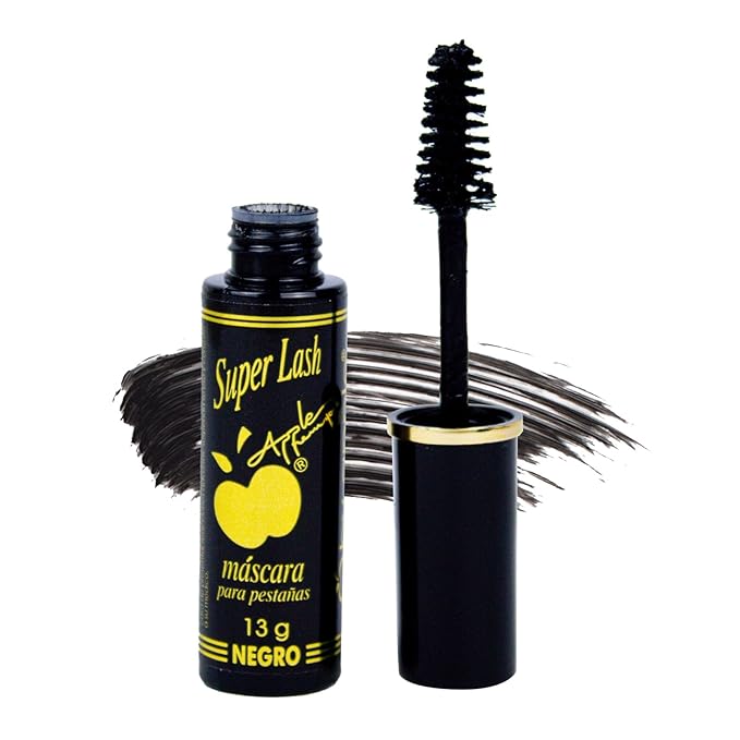 BY APPLE Super Lash Classic Mascara, Black, Volume and Length Formula, 13g